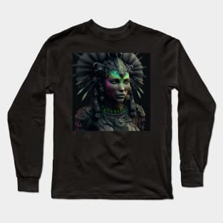 Native American Woman Android Long Sleeve T-Shirt